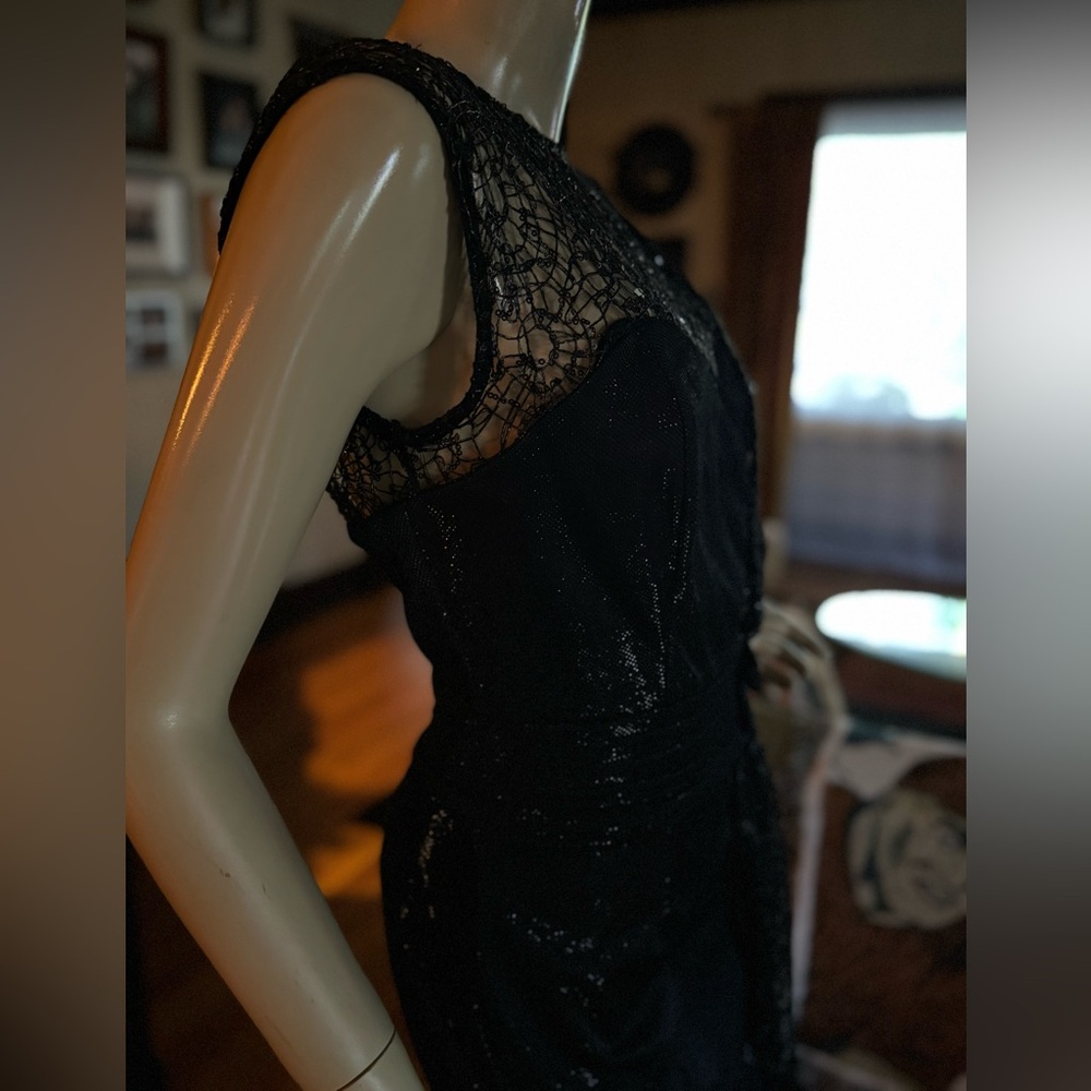 Tatyana Black Lace Maxi Dress - Picture 4 of 14